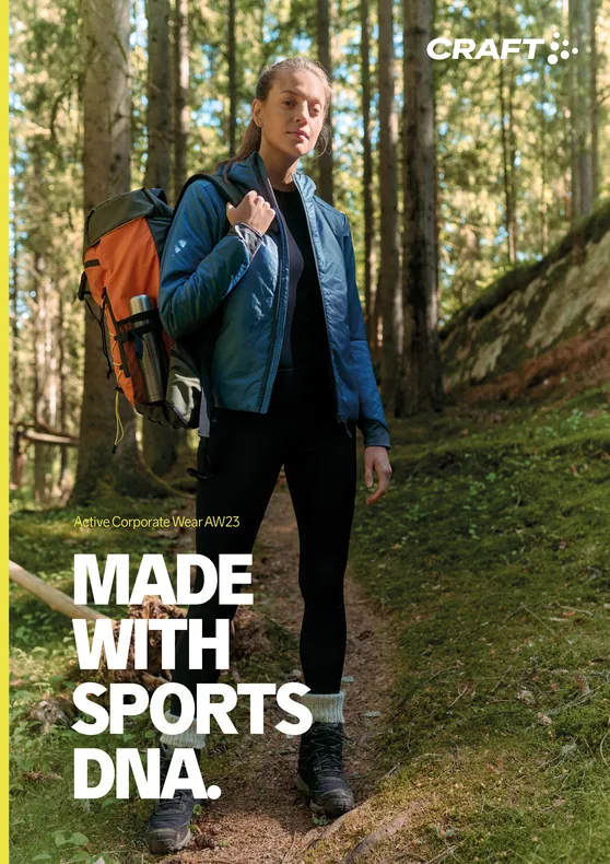 Cover of the Craft Corporate AW23 catalogue